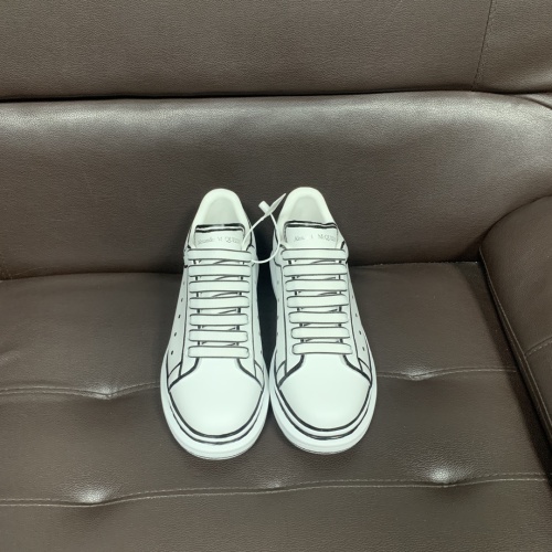 Replica Alexander McQueen Casual Shoes For Women #1221114 $108.00 USD for Wholesale