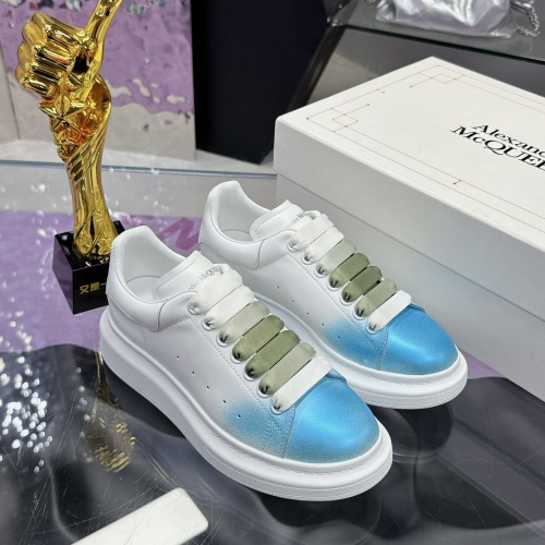 Replica Alexander McQueen Casual Shoes For Women #1221147 $112.00 USD for Wholesale