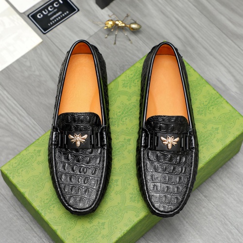 Replica Gucci Oxfords Shoes For Men #1221154 $68.00 USD for Wholesale