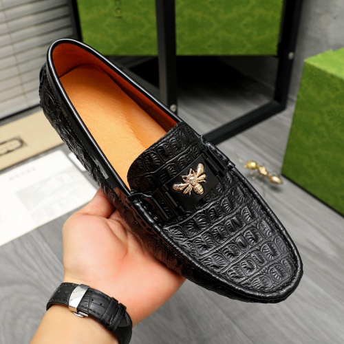 Replica Gucci Oxfords Shoes For Men #1221154 $68.00 USD for Wholesale