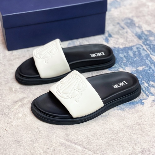 Christian Dior Slippers For Men #1221155 $56.00 USD, Wholesale Replica Christian Dior Slippers