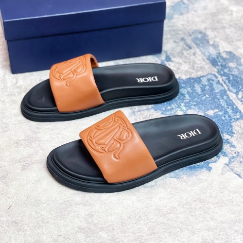 Christian Dior Slippers For Men #1221156 $56.00 USD, Wholesale Replica Christian Dior Slippers