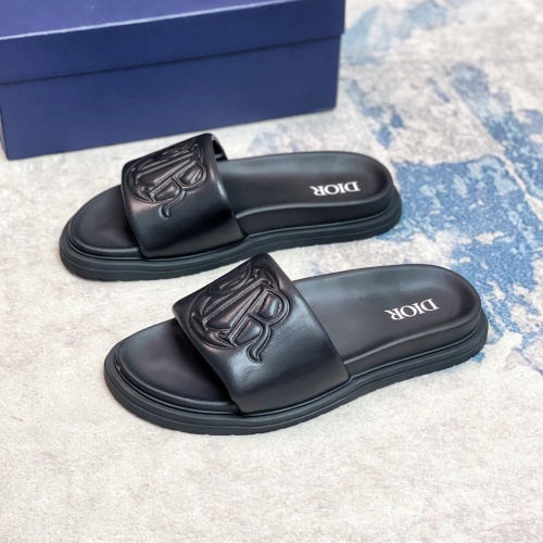 Christian Dior Slippers For Men #1221158 $56.00 USD, Wholesale Replica Christian Dior Slippers