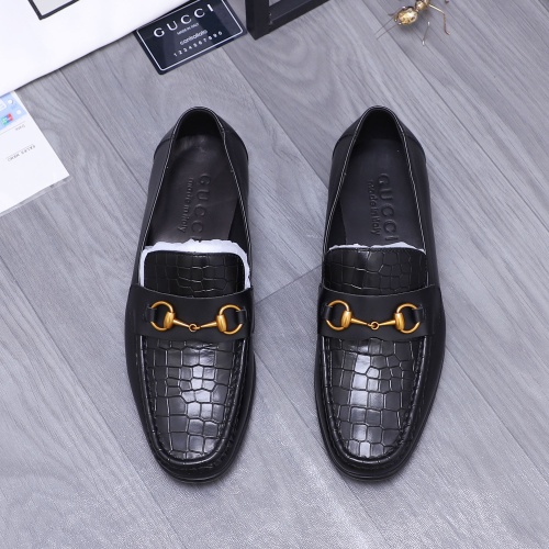 Replica Gucci Oxfords Shoes For Men #1221164 $88.00 USD for Wholesale