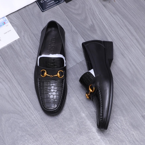 Replica Gucci Oxfords Shoes For Men #1221164 $88.00 USD for Wholesale