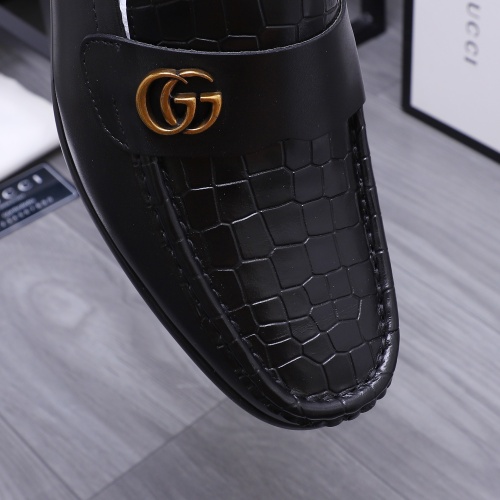 Replica Gucci Oxfords Shoes For Men #1221165 $88.00 USD for Wholesale