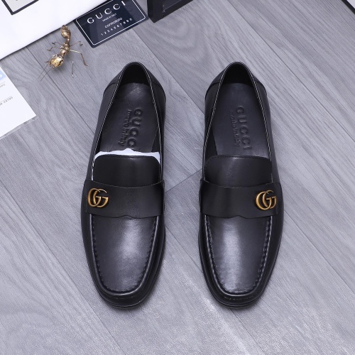 Replica Gucci Oxfords Shoes For Men #1221166 $88.00 USD for Wholesale