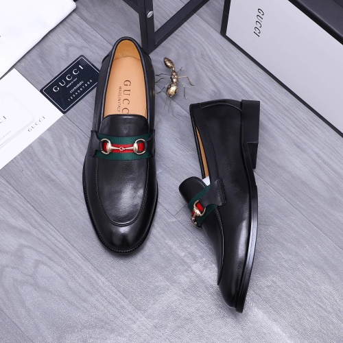 Replica Gucci Oxfords Shoes For Men #1221169 $80.00 USD for Wholesale