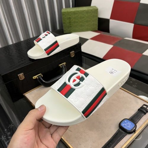 Replica Gucci Slippers For Men #1221188 $40.00 USD for Wholesale