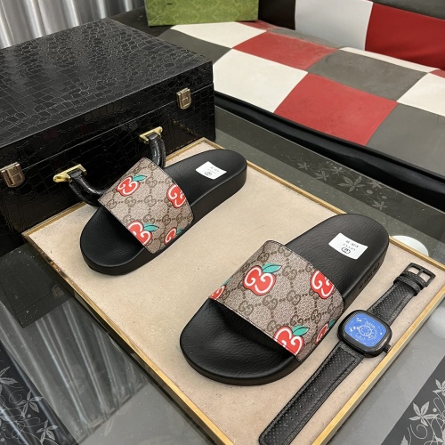 Gucci Slippers For Men #1221189 $40.00 USD, Wholesale Replica Gucci Slippers