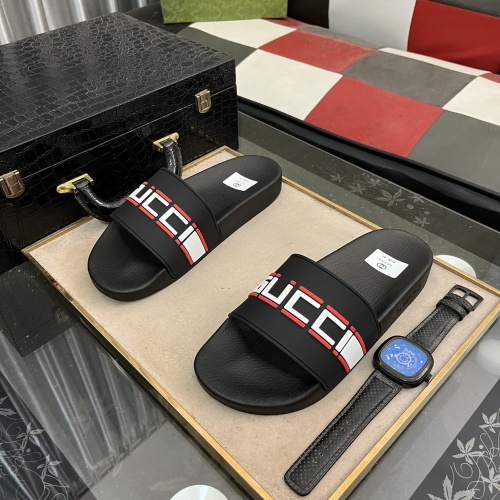 Gucci Slippers For Men #1221190 $40.00 USD, Wholesale Replica Gucci Slippers