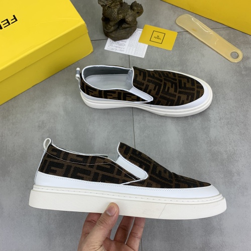 Replica Fendi Casual Shoes For Men #1221236 $72.00 USD for Wholesale