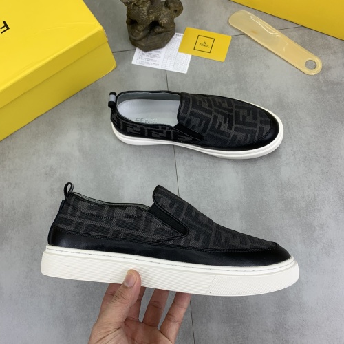 Replica Fendi Casual Shoes For Men #1221237 $72.00 USD for Wholesale