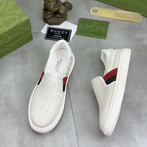 Gucci Casual Shoes For Men #1221238 $72.00 USD, Wholesale Replica Gucci Casual Shoes