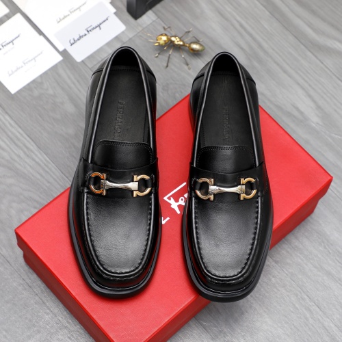 Salvatore Ferragamo Leather Shoes For Men #1221270 $92.00 USD, Wholesale Replica Salvatore Ferragamo Leather Shoes