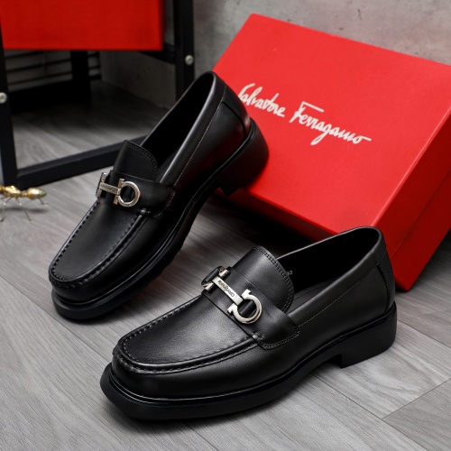 Salvatore Ferragamo Leather Shoes For Men #1221273 $92.00 USD, Wholesale Replica Salvatore Ferragamo Leather Shoes