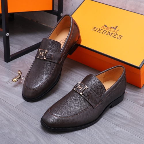 Hermes Leather Shoes For Men #1221278 $80.00 USD, Wholesale Replica Hermes Leather Shoes