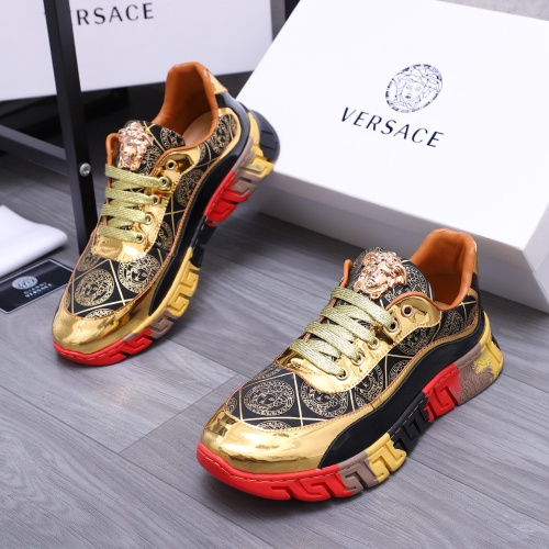 Versace Casual Shoes For Men #1221313 $72.00 USD, Wholesale Replica Versace Casual Shoes