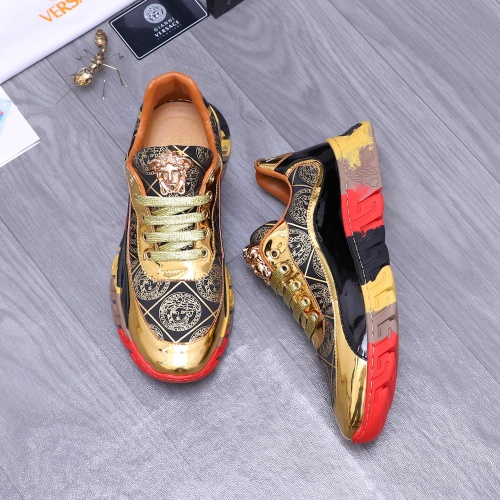 Replica Versace Casual Shoes For Men #1221313 $72.00 USD for Wholesale