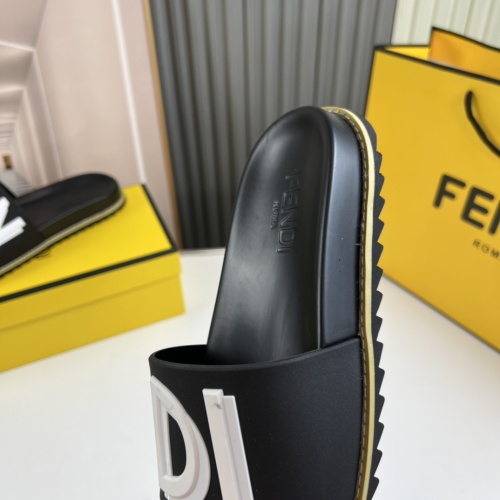 Replica Fendi Slippers For Men #1221356 $45.00 USD for Wholesale