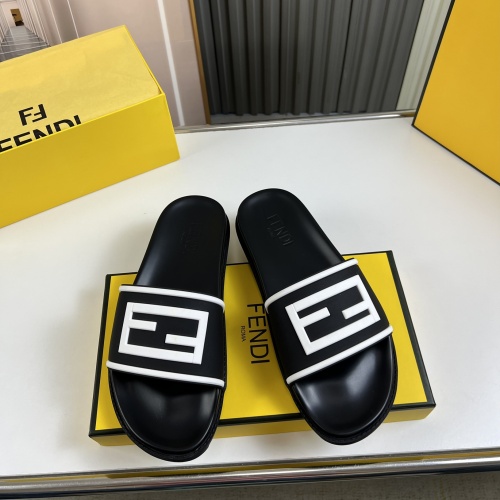 Fendi Slippers For Men #1221365 $45.00 USD, Wholesale Replica Fendi Slippers