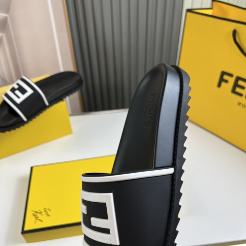 Replica Fendi Slippers For Men #1221365 $45.00 USD for Wholesale