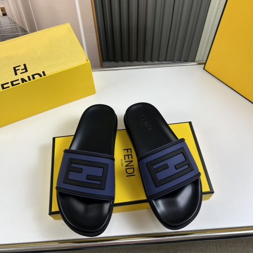 Fendi Slippers For Men #1221366 $45.00 USD, Wholesale Replica Fendi Slippers