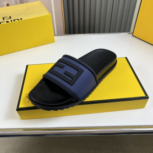 Replica Fendi Slippers For Men #1221366 $45.00 USD for Wholesale