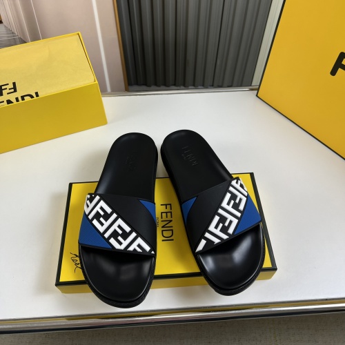 Fendi Slippers For Men #1221369 $45.00 USD, Wholesale Replica Fendi Slippers