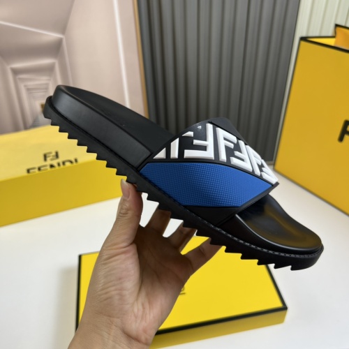 Replica Fendi Slippers For Men #1221369 $45.00 USD for Wholesale