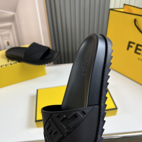 Replica Fendi Slippers For Men #1221371 $45.00 USD for Wholesale