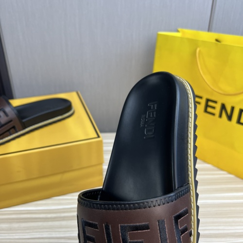 Replica Fendi Slippers For Men #1221397 $52.00 USD for Wholesale