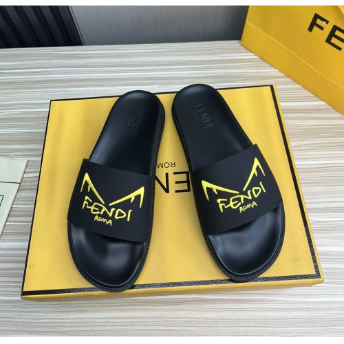 Fendi Slippers For Men #1221398 $52.00 USD, Wholesale Replica Fendi Slippers