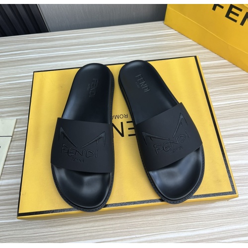 Fendi Slippers For Men #1221401 $52.00 USD, Wholesale Replica Fendi Slippers