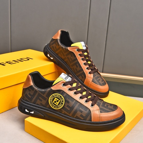 Replica Fendi Casual Shoes For Men #1221410 $76.00 USD for Wholesale