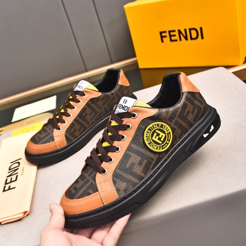 Replica Fendi Casual Shoes For Men #1221410 $76.00 USD for Wholesale