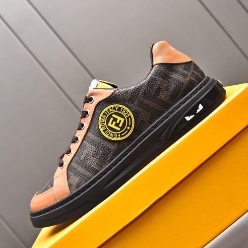 Replica Fendi Casual Shoes For Men #1221410 $76.00 USD for Wholesale