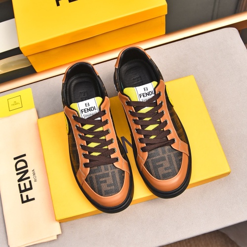 Replica Fendi Casual Shoes For Men #1221410 $76.00 USD for Wholesale