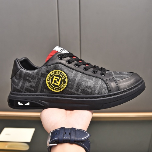 Replica Fendi Casual Shoes For Men #1221411 $76.00 USD for Wholesale