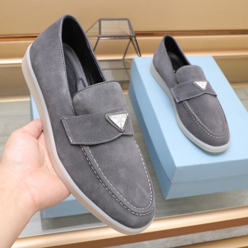 Replica Prada Casual Shoes For Men #1221490 $92.00 USD for Wholesale