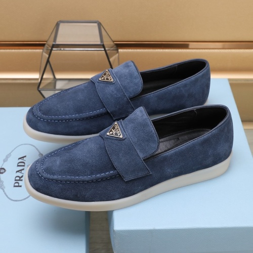 Replica Prada Casual Shoes For Men #1221491 $92.00 USD for Wholesale