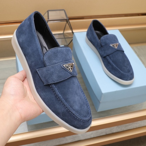 Replica Prada Casual Shoes For Men #1221491 $92.00 USD for Wholesale