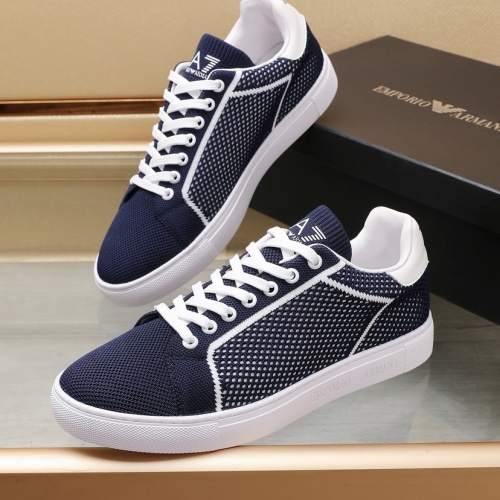 Armani Casual Shoes For Men #1221521 $85.00 USD, Wholesale Replica Armani Casual Shoes