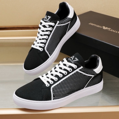 Armani Casual Shoes For Men #1221522 $85.00 USD, Wholesale Replica Armani Casual Shoes