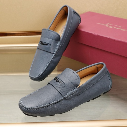 Salvatore Ferragamo Leather Shoes For Men #1221540 $118.00 USD, Wholesale Replica Salvatore Ferragamo Leather Shoes