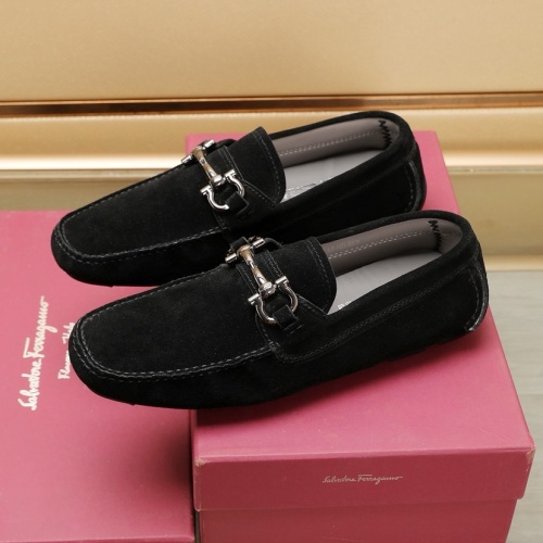 Salvatore Ferragamo Leather Shoes For Men #1221557 $118.00 USD, Wholesale Replica Salvatore Ferragamo Leather Shoes