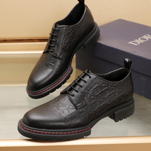 Christian Dior Leather Shoes For Men #1221599 $98.00 USD, Wholesale Replica Christian Dior Leather Shoes