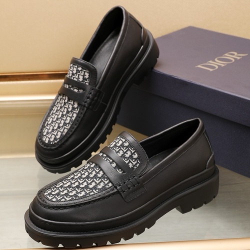 Christian Dior Leather Shoes For Men #1221601 $96.00 USD, Wholesale Replica Christian Dior Leather Shoes