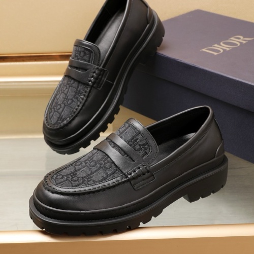 Christian Dior Leather Shoes For Men #1221604 $96.00 USD, Wholesale Replica Christian Dior Leather Shoes