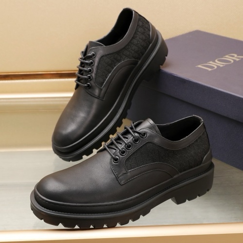 Christian Dior Leather Shoes For Men #1221606 $98.00 USD, Wholesale Replica Christian Dior Leather Shoes